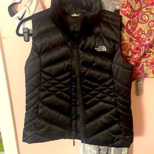 NorthFace Black Puffer Vest